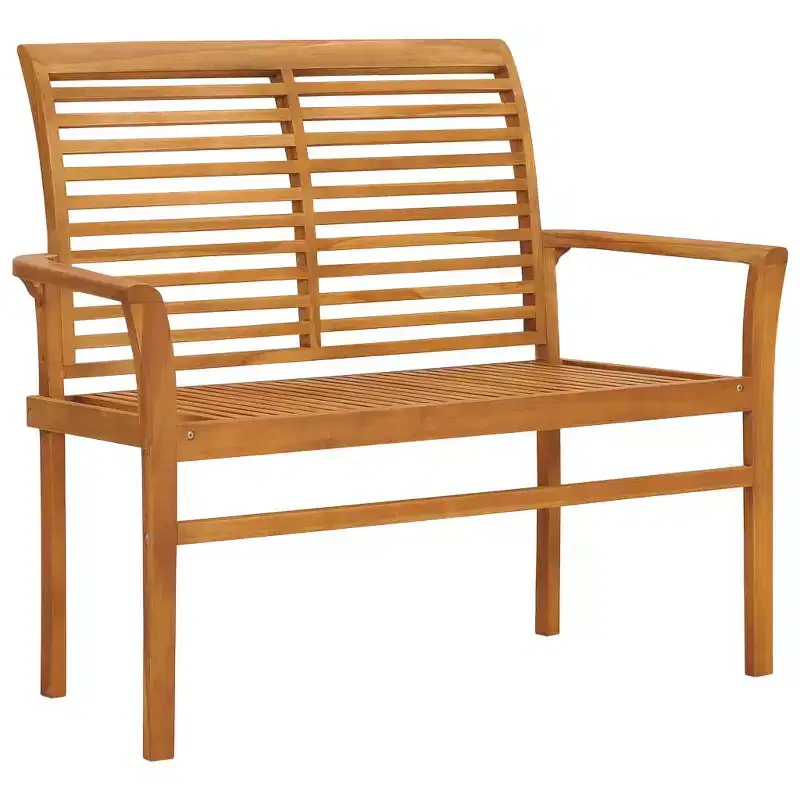 Garden Bench Natural Fine sanded teak hardwood Medium Durable
