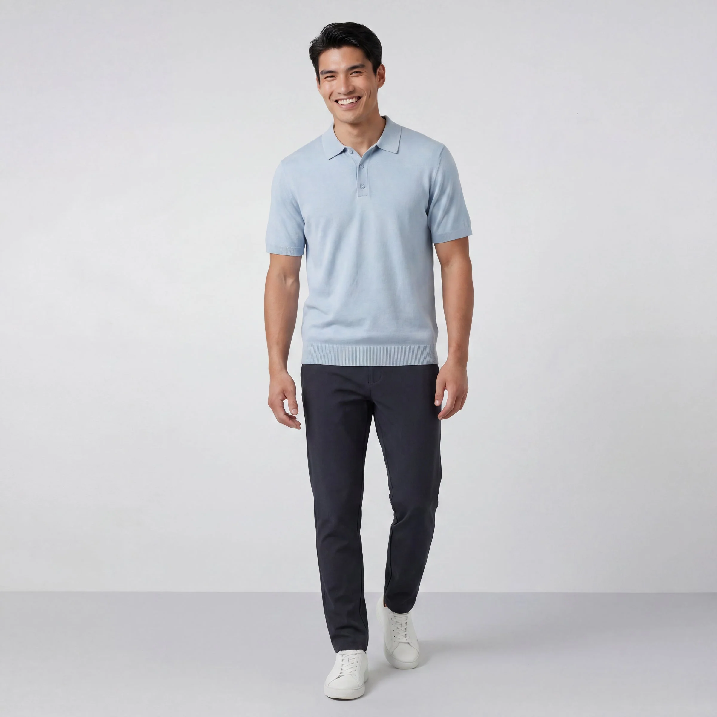 Resort Polo - Mist Blue
