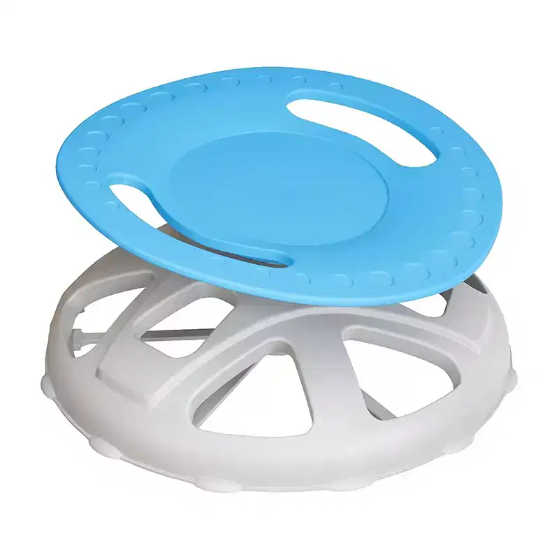 Kids Sensory Swivel Chair, Spinning Chair with Safety Handle & Non-Slip Base, Balance Training Chair for Body Coordination & Focus