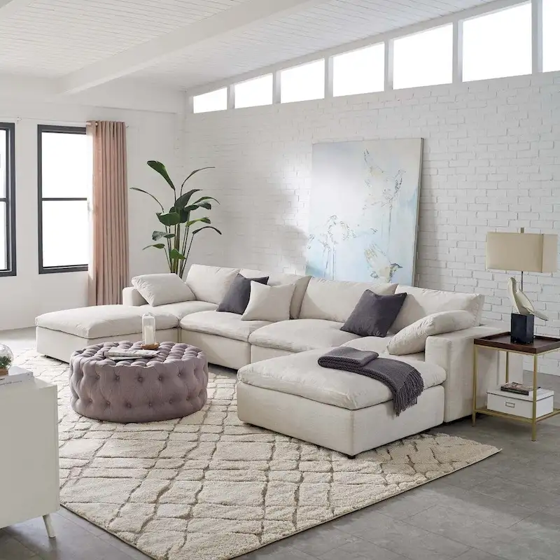 Copper Grove Hrazdan Down-filled 6-piece Sectional Sofa Set