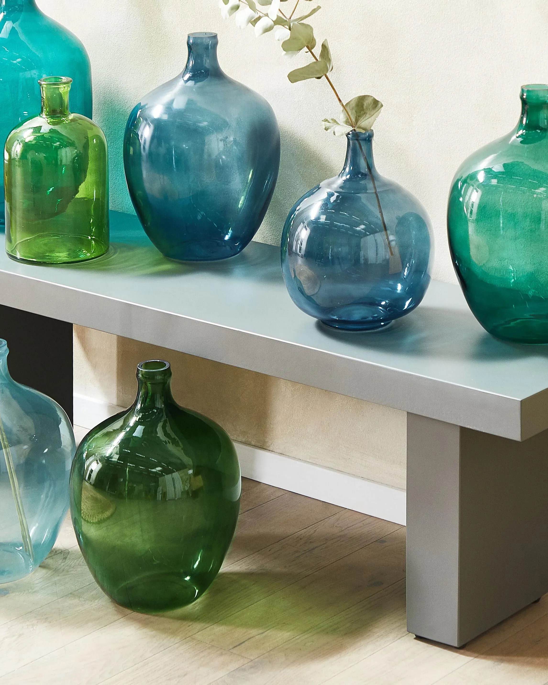 Vaso decorativo  Vetro 31 cm Blu