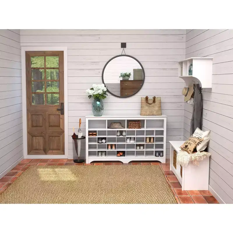 60 Entryway Shoe Cubby Console