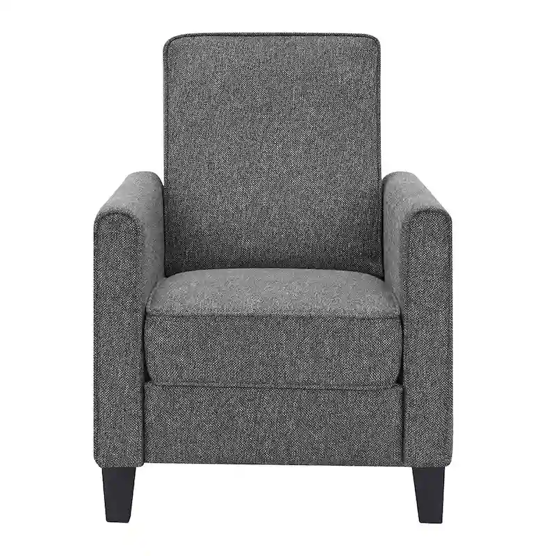 Traditional Fabric Welted Padded Recliner Chair