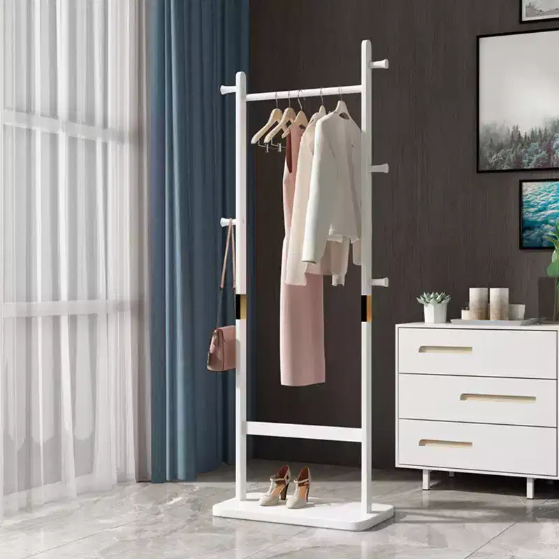 Coat Racks solid wood hanger 23.6* 11*70.8in Solid environmental protection easy to assemble beautiful can be placed in the bedroom/living room