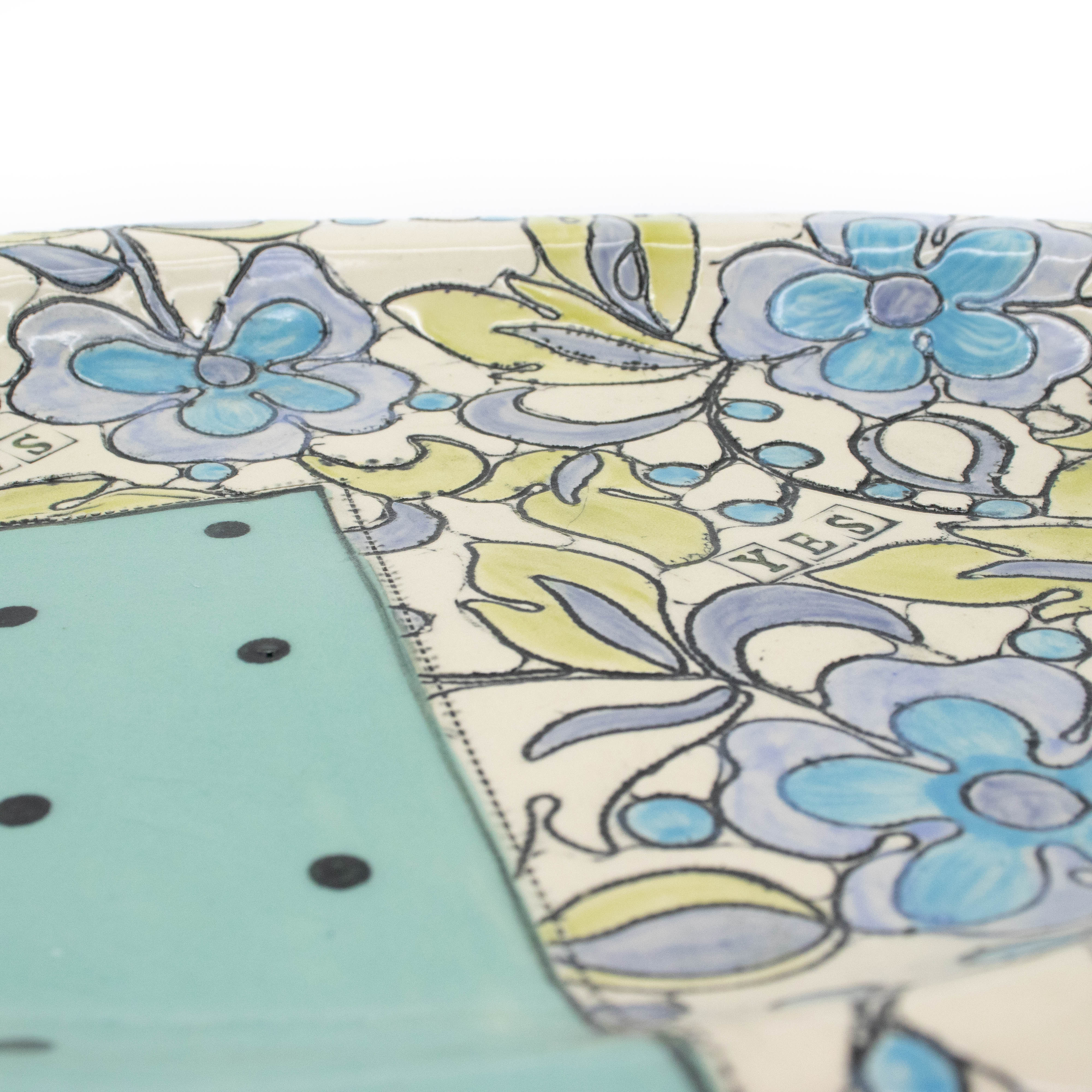 Oval Turquoise Serving Platter