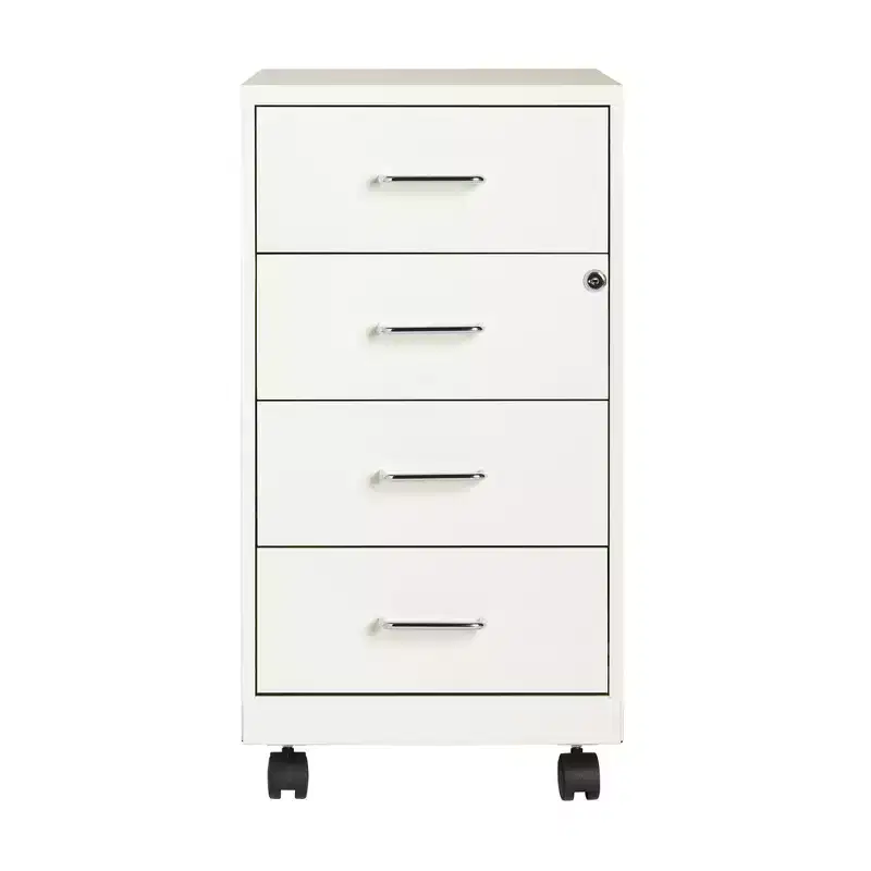 4-Drawer Locking Metal Mobile File Organizer – 18
