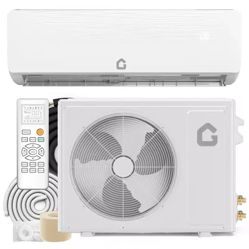 Acekool 12,000 BTU 19 SEER2 Mini Split Air Conditioner and Heater, Inverter, 208-230V, White, Remote & Timer