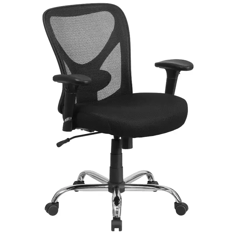 400 lb. Big & Tall Black Mesh Height Adjustable Back Ergonomic Office Chair