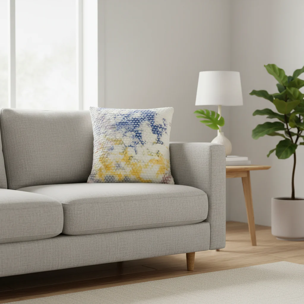 Mina Victory Hand Stitched Tiedye Throw Pillow