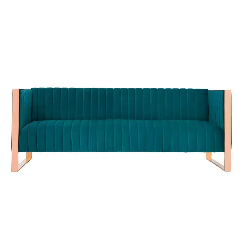 Velvet 3-Seater Sofa