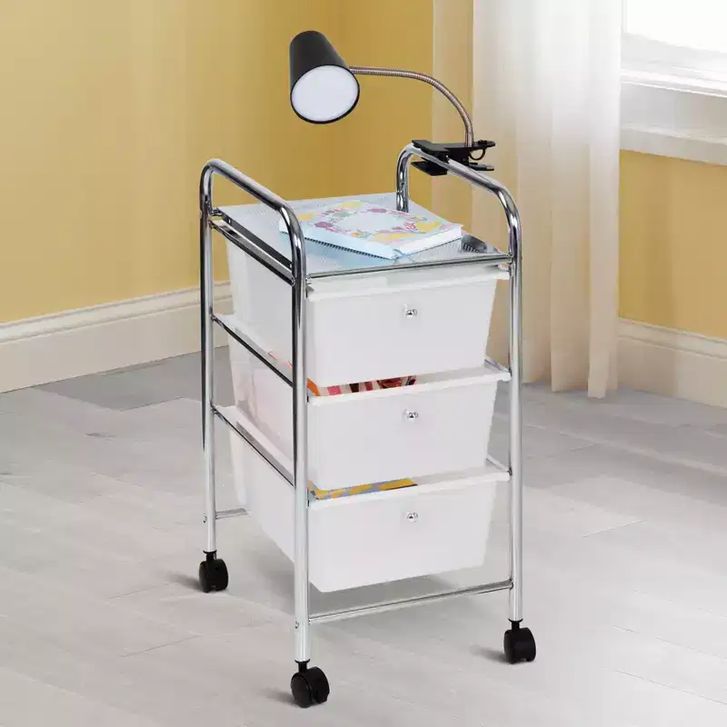 3-Drawer Rolling Storage Cart