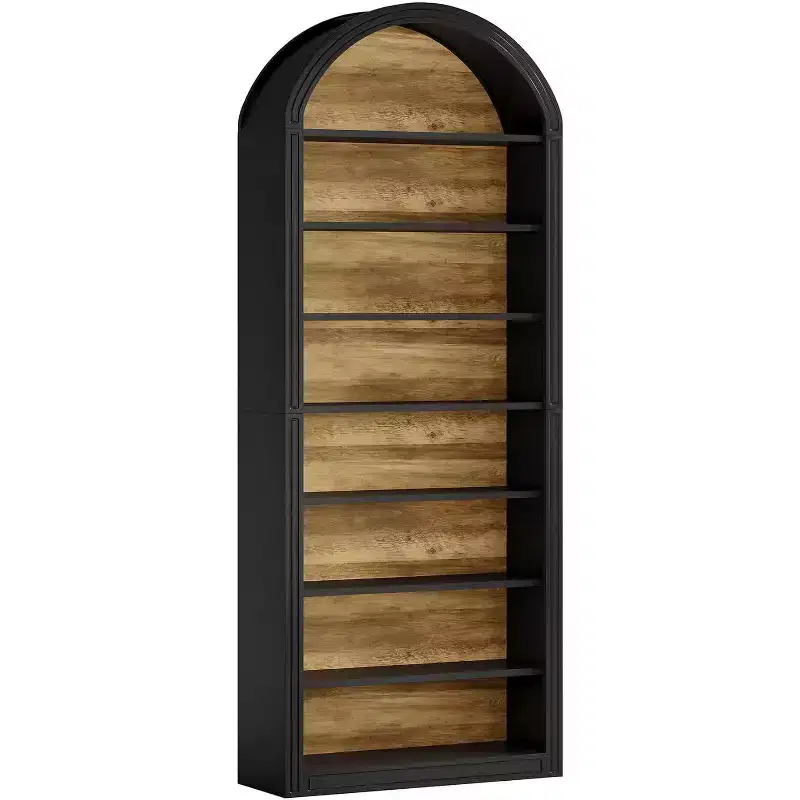 Lantine 8-Tier Tall Shoe Storage Cabinet, Large Shoe Organizer, Wooden Freestanding Shoe Rack for Closet Entryway
