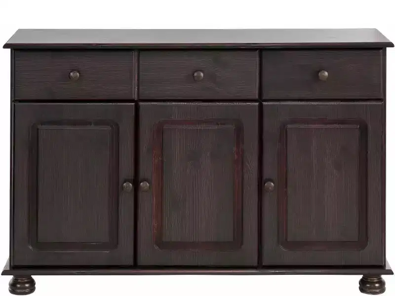RealRooms Chester Sideboard with 3 Drawers and 2 Cabinets