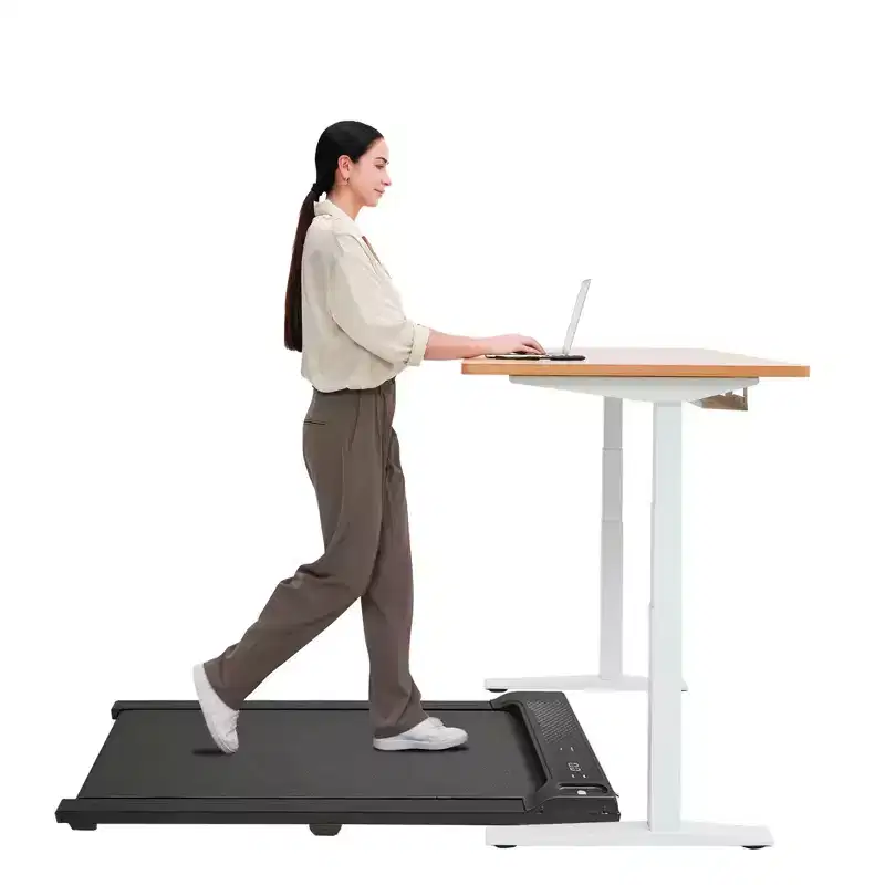 NAYSAYE Treadmill with Compact Design Supports 242lbs Capacity for Home Office Fitness, Black, 49.2*20.47*4.92