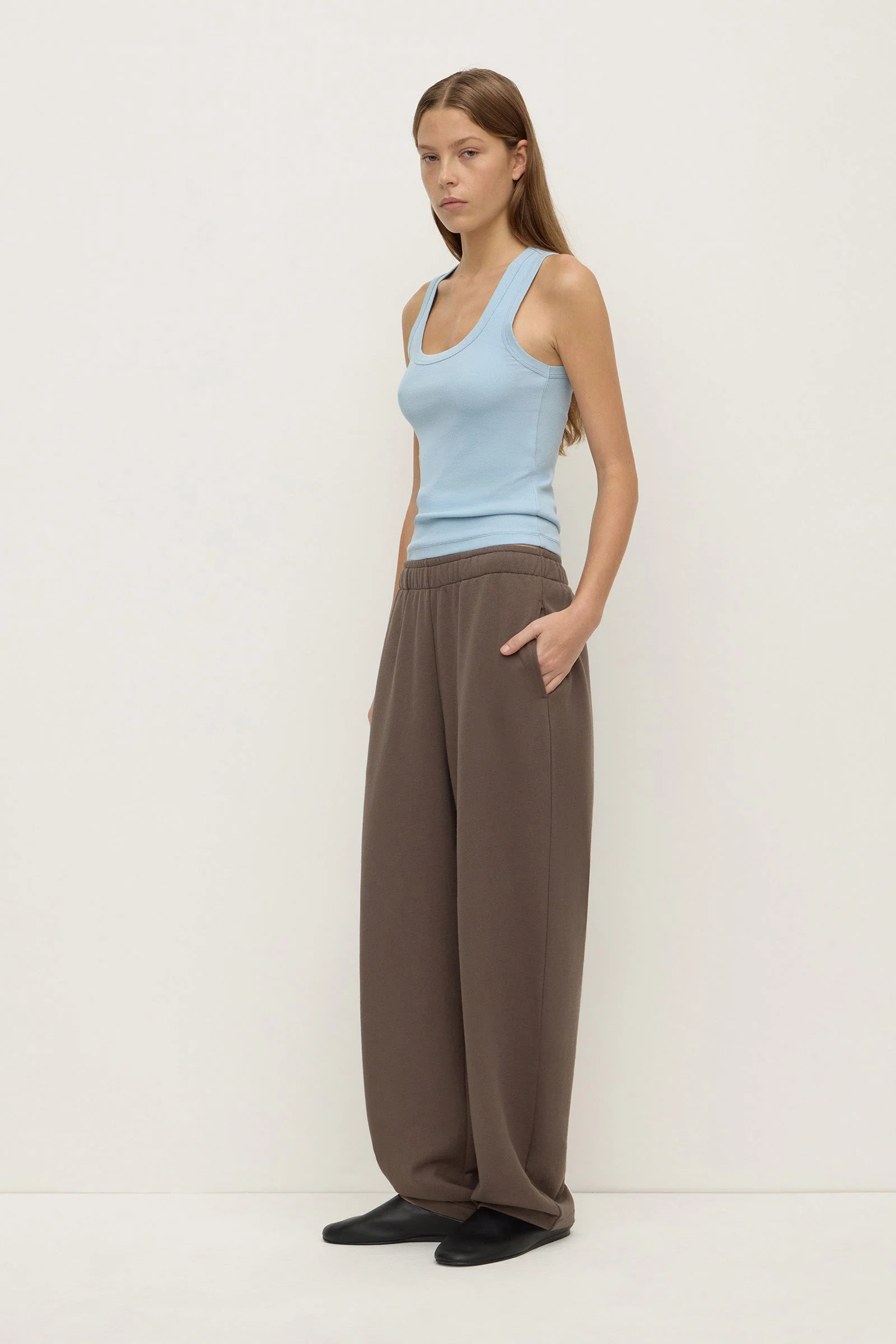 Scoop Neck Rib Tank