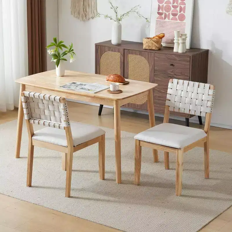 Karl Home Mid Century Modern Wooden Dining Chairs Set Of 2