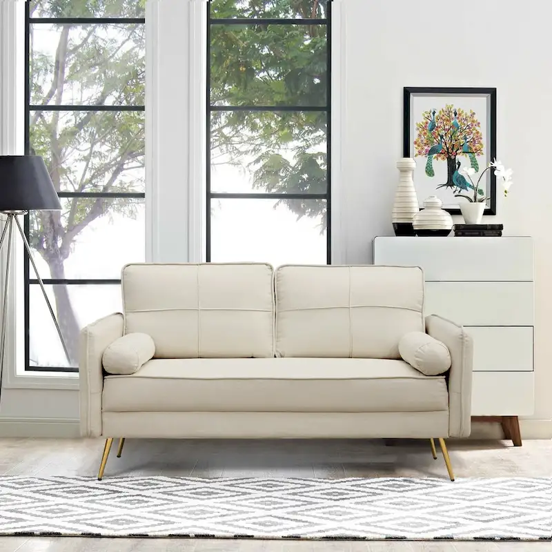 Round Arm Loveseat