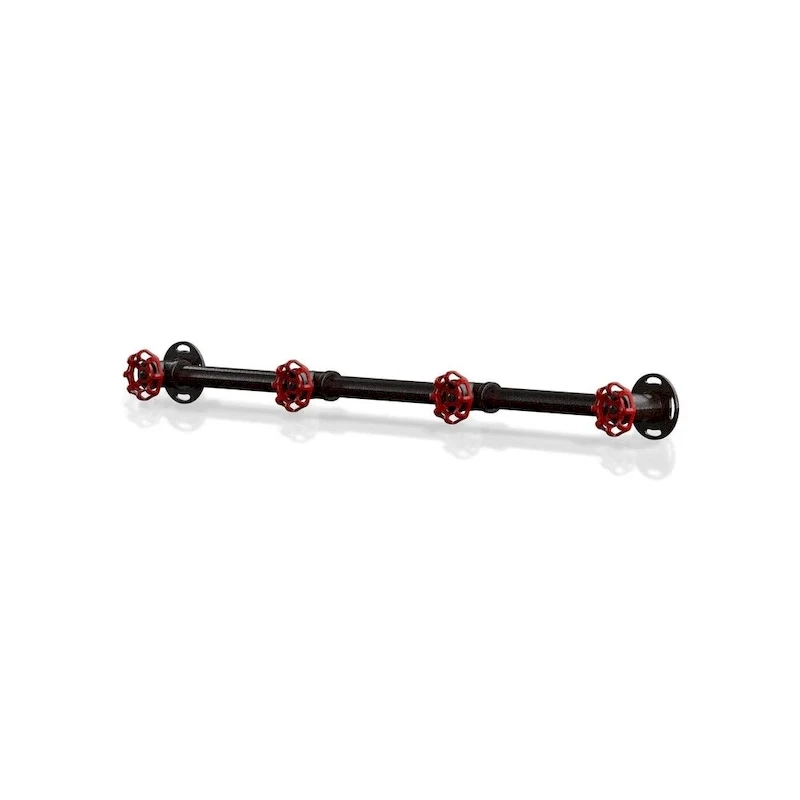 Cambria Industrial Sand Black Wall Coat Rack by Furniture of America