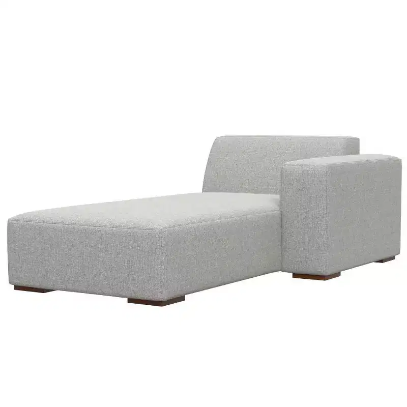 WyndenHall Biggs Right Chaise Module Pale Gray