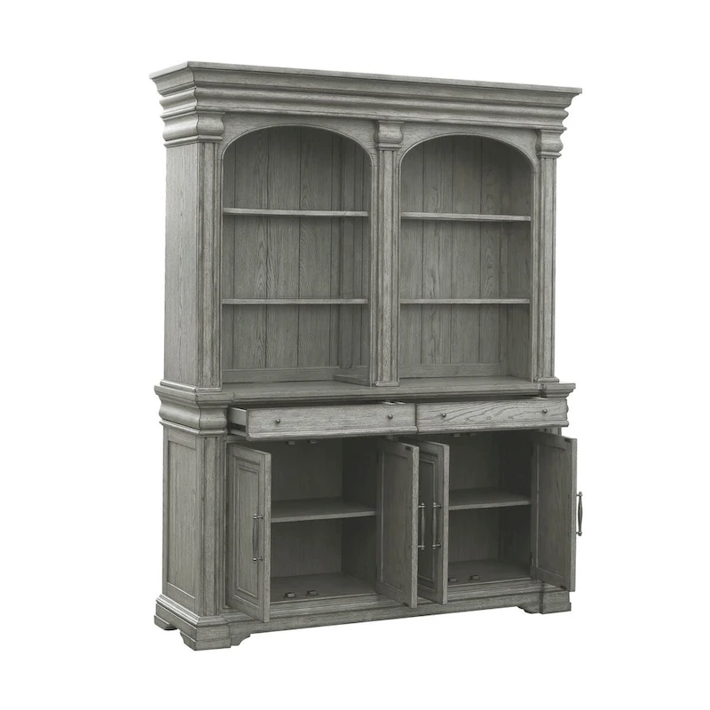Madison Ridge Server and Hutch - 19.02W x 49.13H x 65.98D