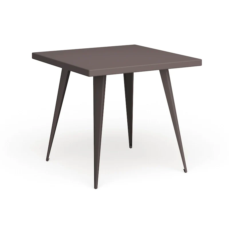 Industrial Square Metal Dining Table