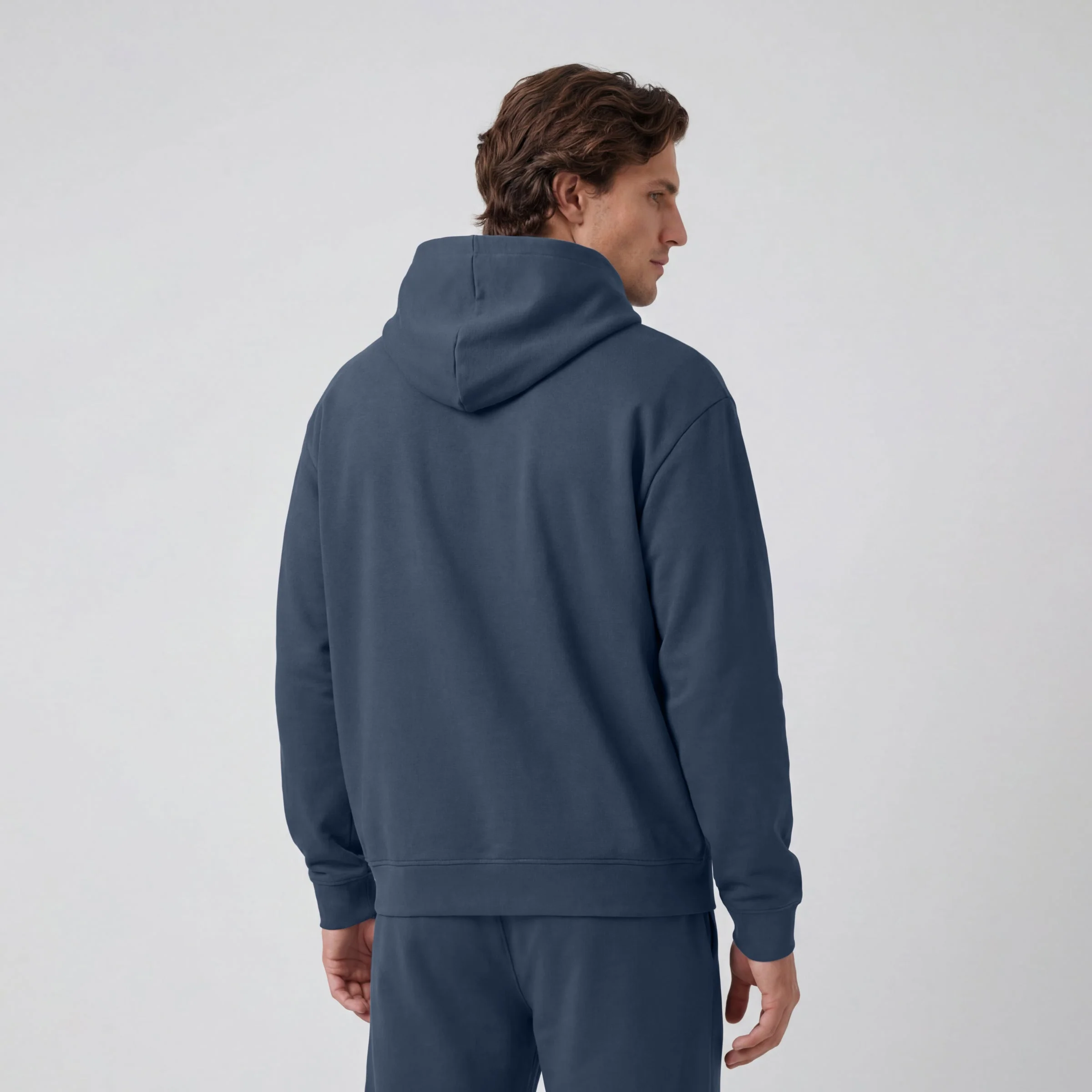 Relaxed Fit Hoodie - Tidal Blue