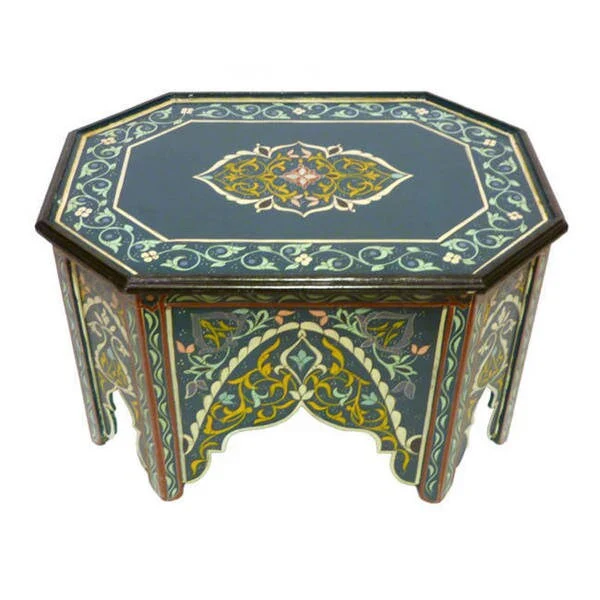 Multicolored Wood Coffee Table