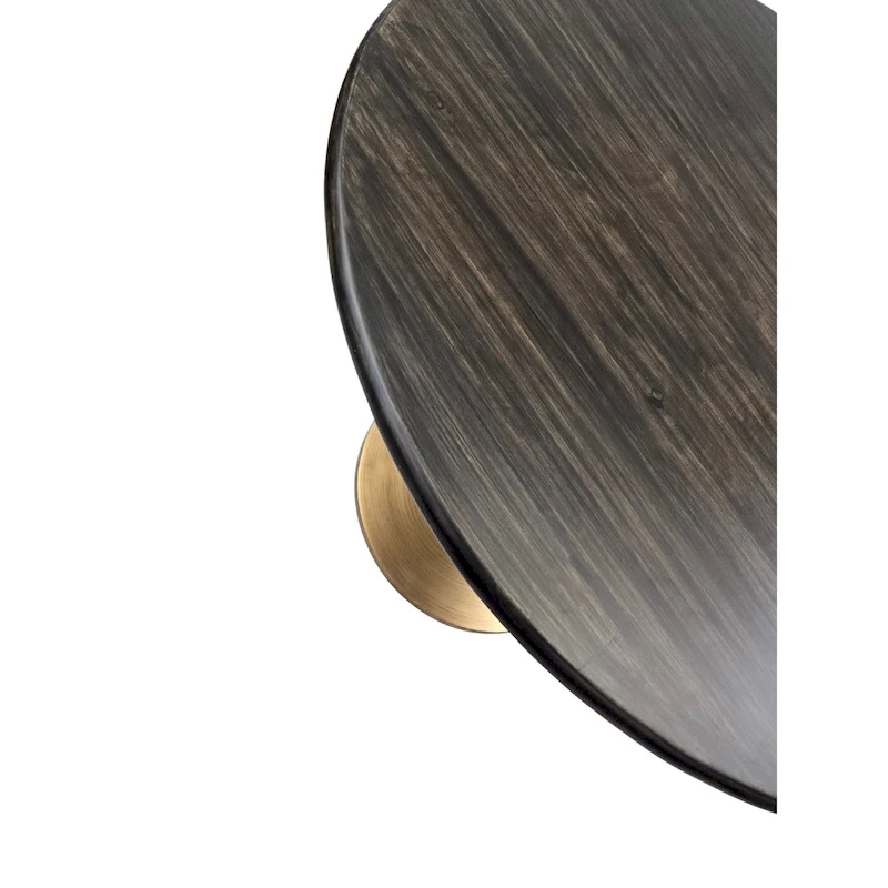 Carolina Living Alden Wood Top 36 Round Dining Table