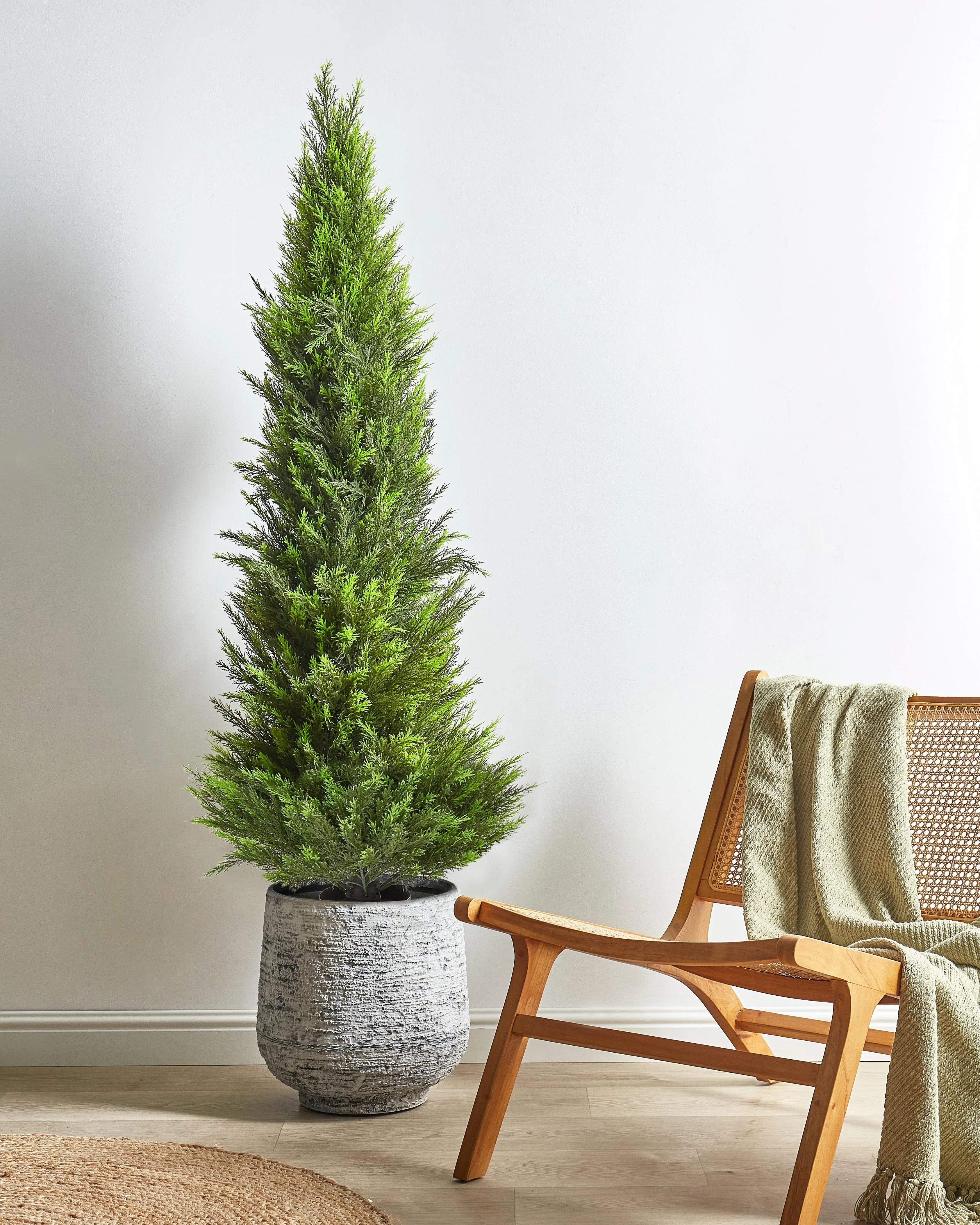 Pianta artificiale CEDAR TREE 153 cm Verde