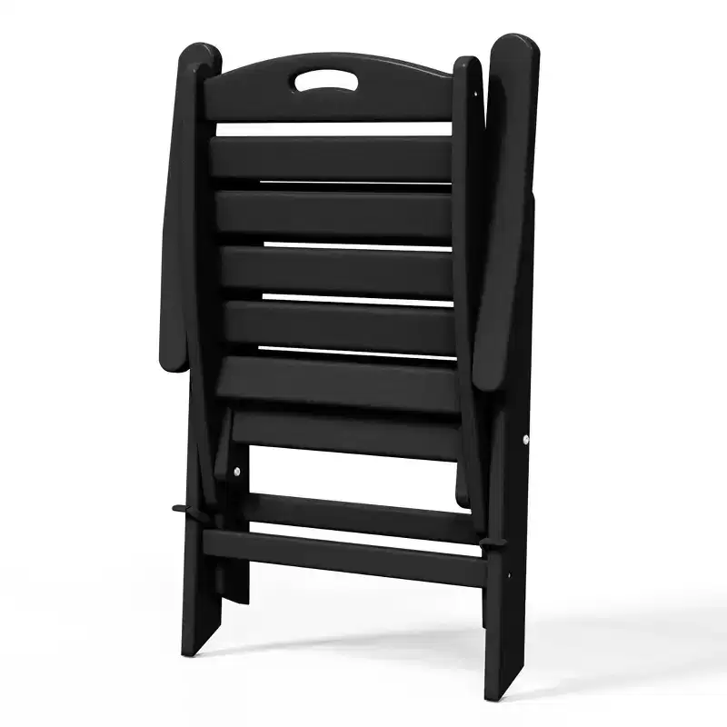 WestinTrends Malibu HDPE Adjustable Highback Folding Patio Dining Chair