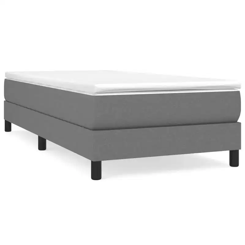 Polyester Fabric and Plywood Twin XL Bed Frame