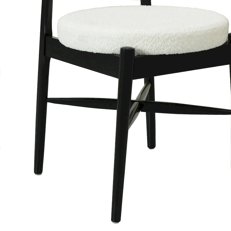 Lumen Dining Chairs Rubberwood (Set of 2 ) by Christopher Knight Home