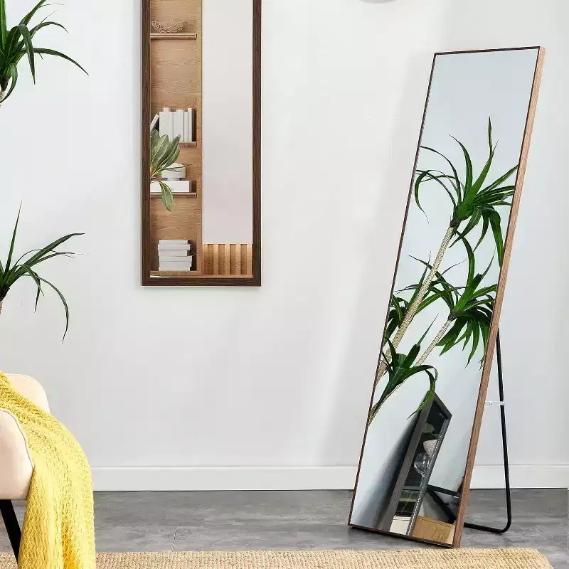 Full Length Mirror with Frame, Floor Standing Large Mirror for Bedroom, Living Room, Entryway, Dressing Area 58 x 15