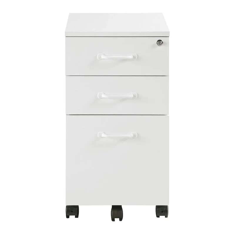 3-Drawer Mobile File Cabinet