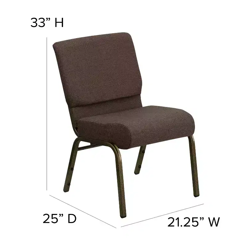 4 Pack 21''W Stacking Church Chair