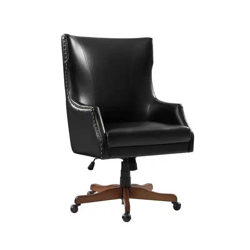 Dick Swivel Office Chair With 360-degree Swivel Base|HULALA HOME