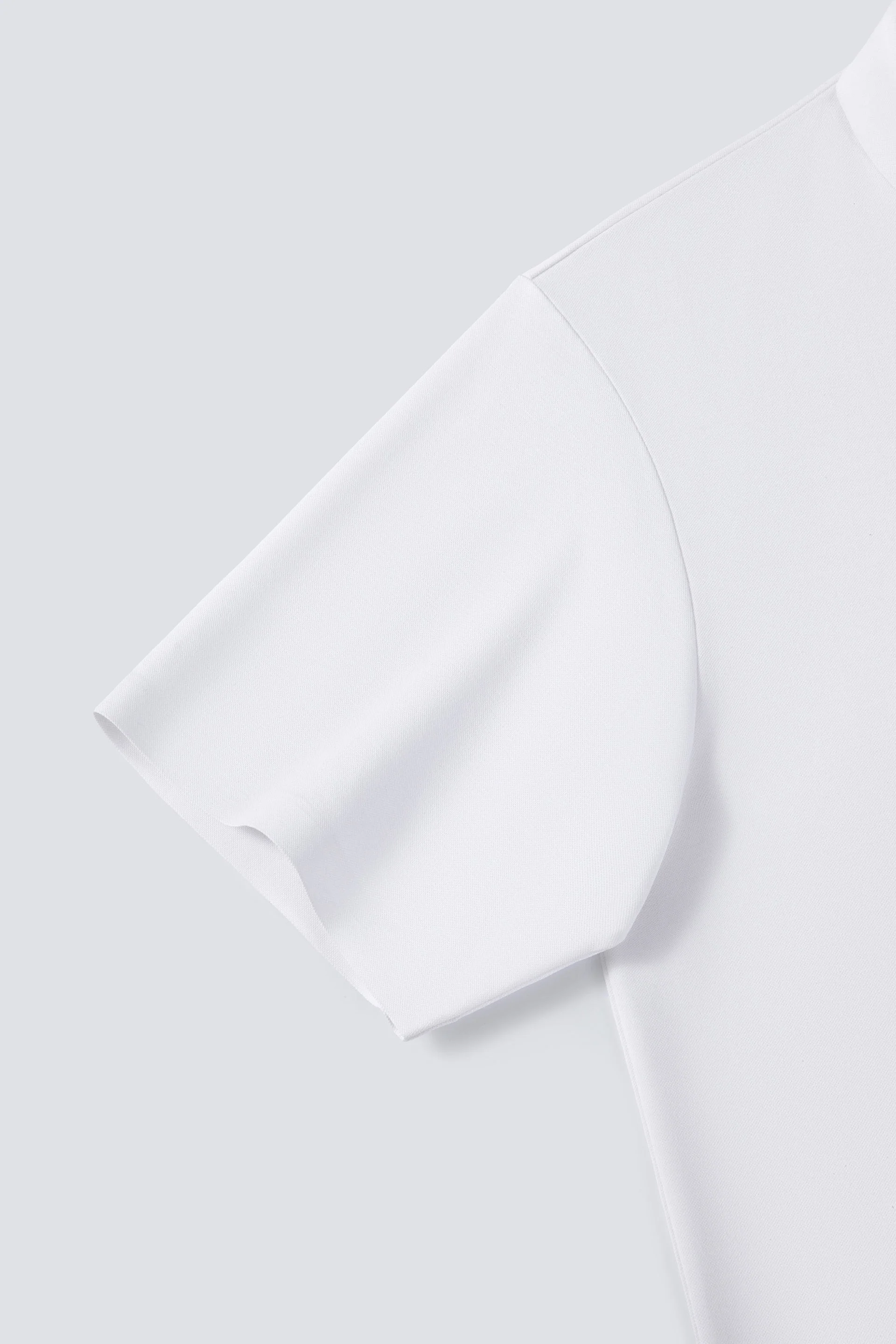 Sharp Pique Polo – White