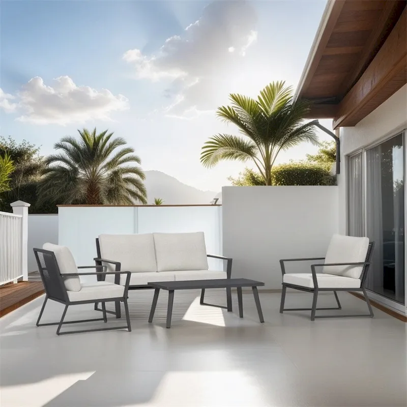 Patio Furniture Set,Aluminum Conversation Set,Outdoor Garden Sofa Set