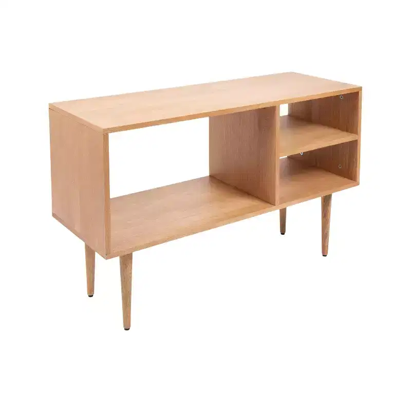 Kate and Laurel Locklear Wood Console Table, 38x14x25, Natural