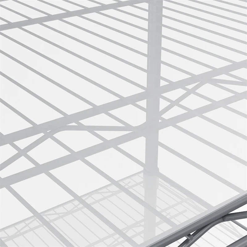 5 Tier Steel Heavy Duty Adjustable Shelves with Wheels and Feet