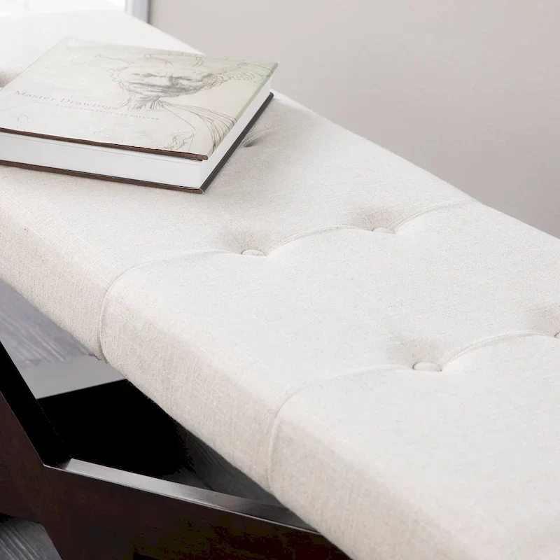 SEI Furniture Haddix Upholstered Entryway Bench