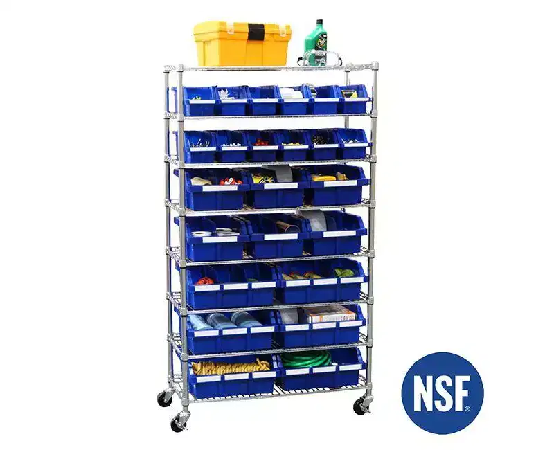 8-Tier 24-Bin Rack Storage Unit, 36