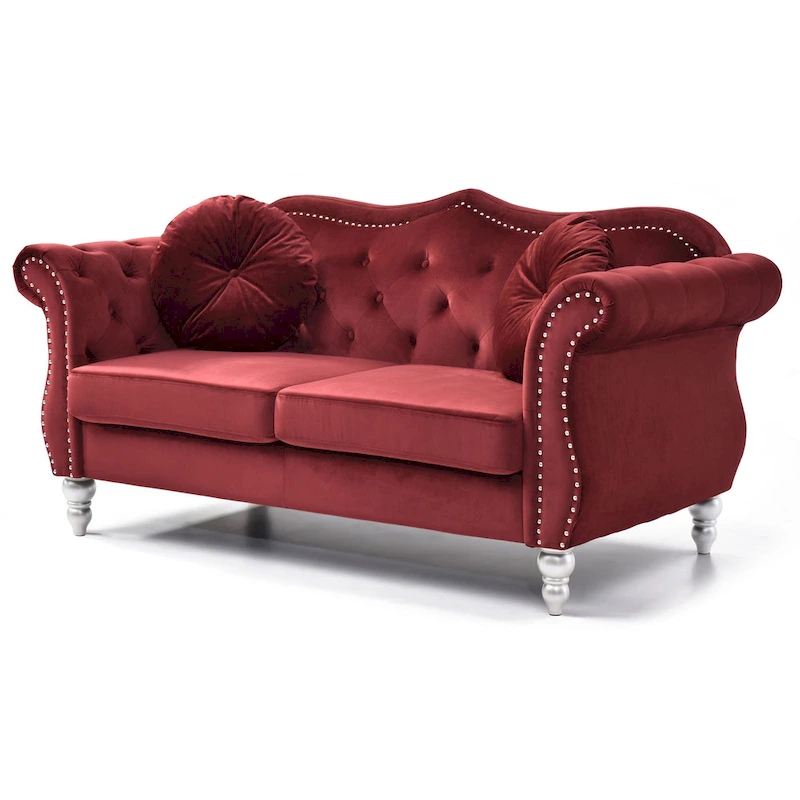 Hollywood Velvet Loveseat