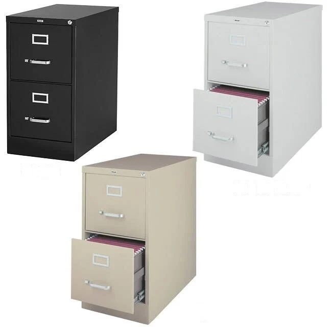 25-inch Deep 2-drawer Letter-size Vertical File Cabinet