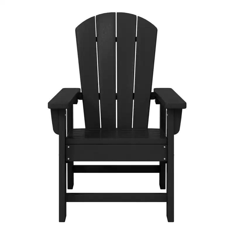 WestinTrends Malibu Kids Outdoor HDPE Adirondack Plastic Patio Chair
