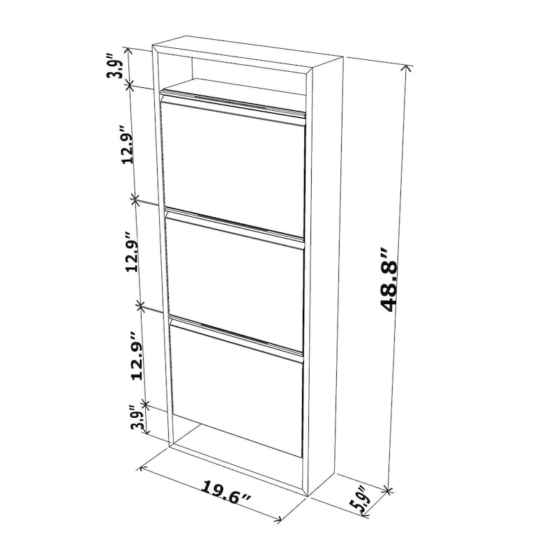 Karina Wood Base Shoe Cabinet