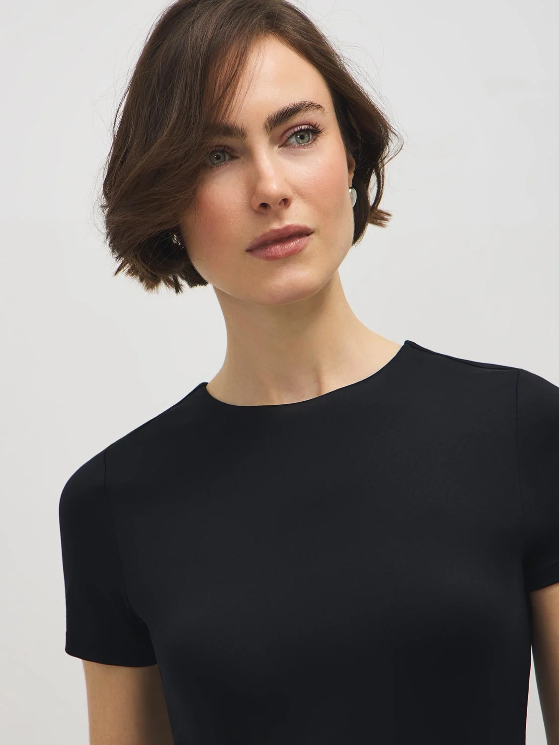 Double Layer Crew Neck T-Shirt