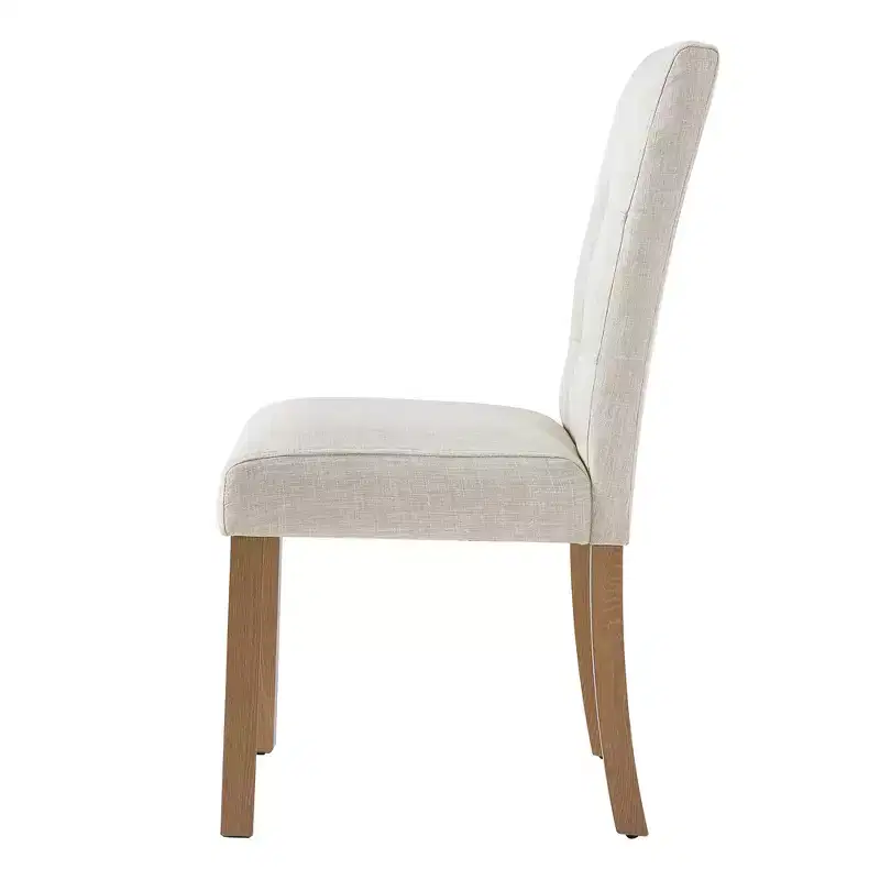 GDFStudio Keller Modern Wooden Dining Chairs with Back and Wood Legs (Set of 4)