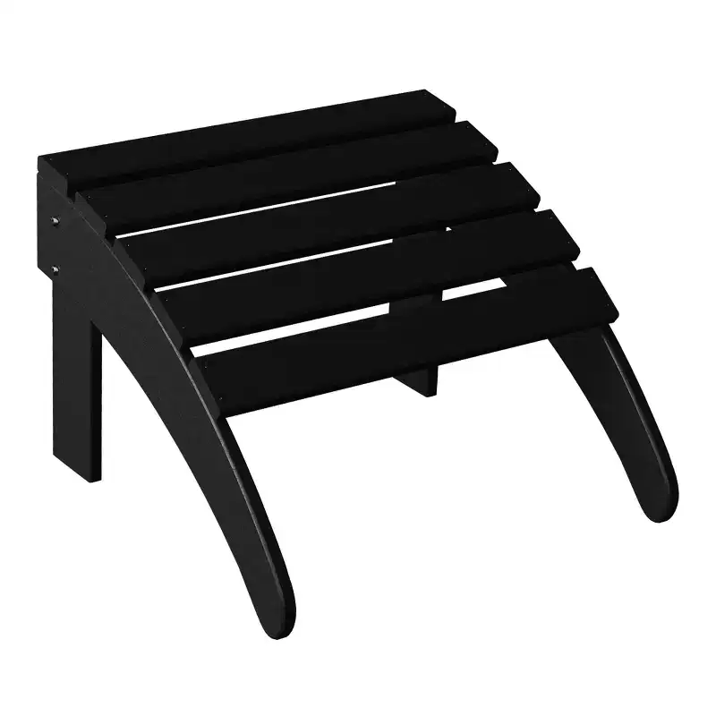 WestinTrends All-Weather Outdoor Patio Poly Adirondack Ottoman Footrest