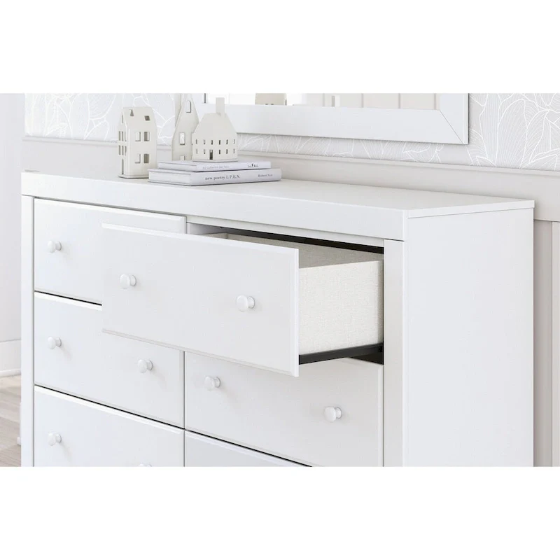 Mollviney White Dresser